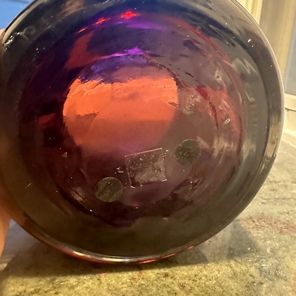 Todd Oldham heavy purple vase - Picture 6 of 10